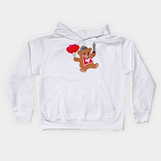 Love day bear Kids Hoodie